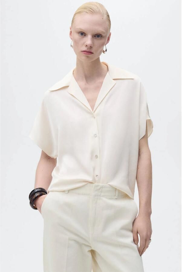 Mango blouse wit