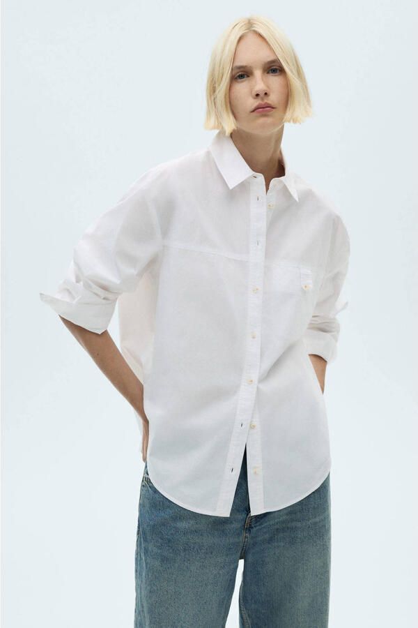 Mango blouse wit