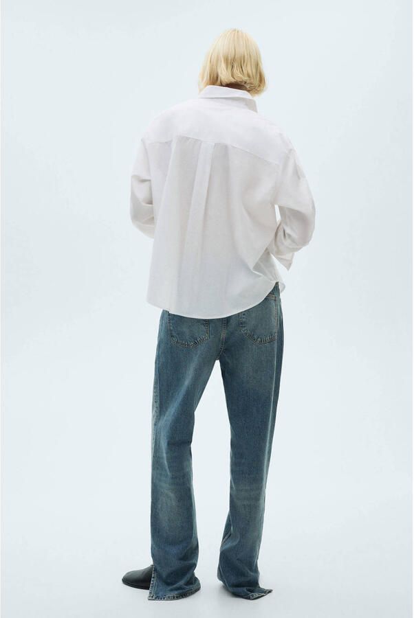 Mango blouse wit - Foto 2
