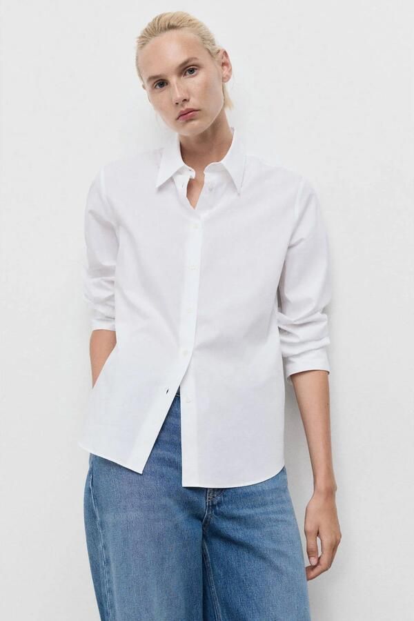 Mango blouse wit