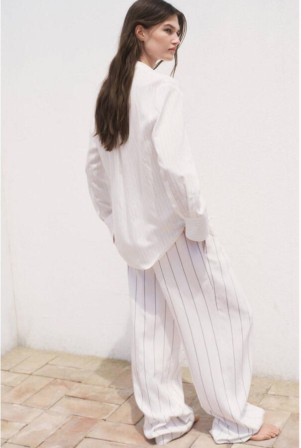 Mango blouse wit - Foto 2