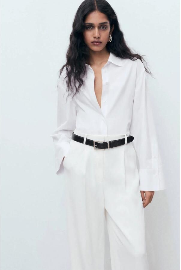 Mango blouse wit