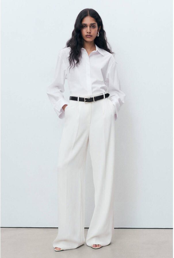 Mango blouse wit - Foto 2