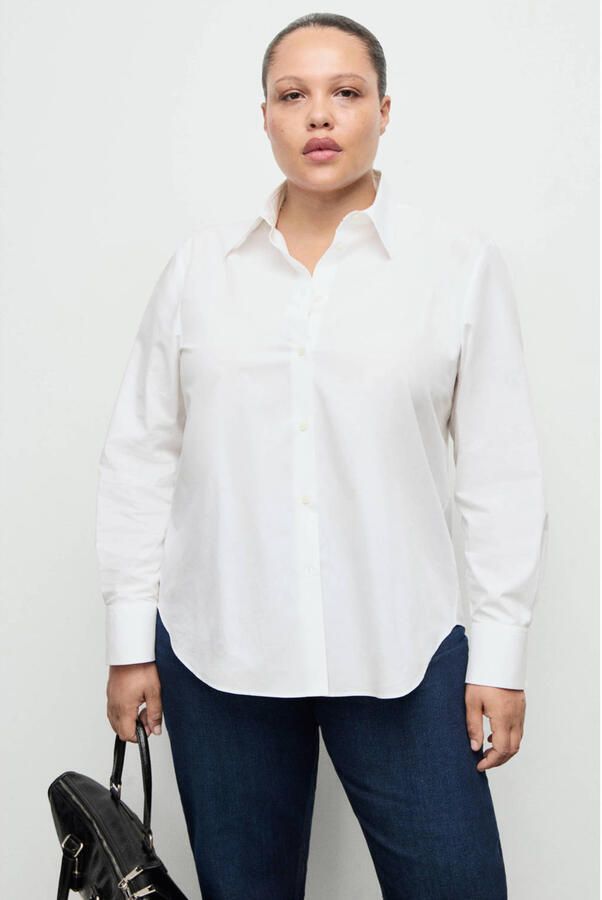Mango blouse wit