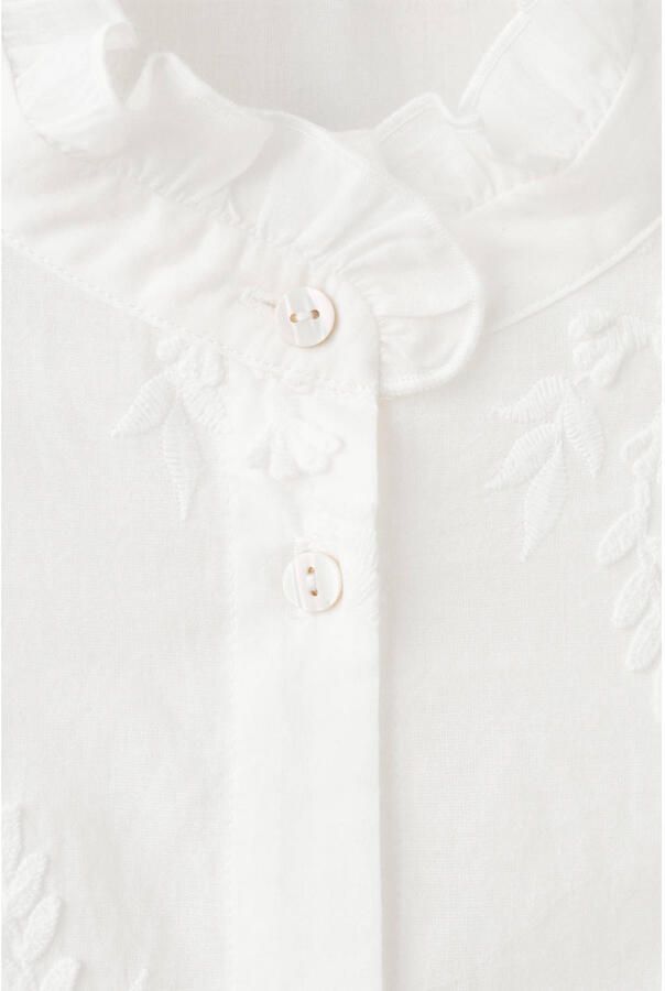 Mango blouse wit - Foto 3
