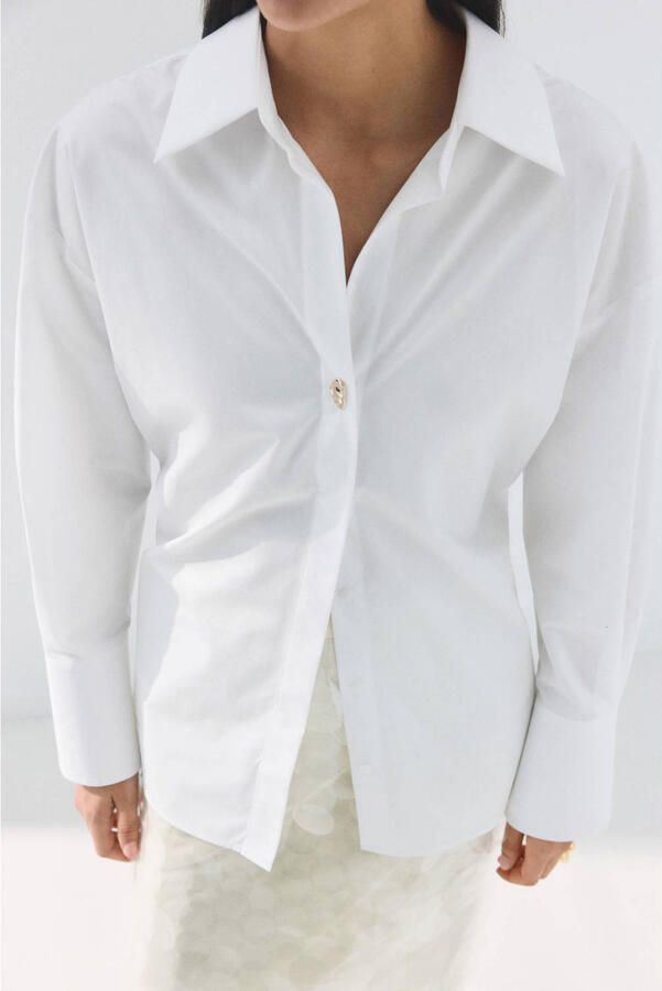 Mango blouse wit