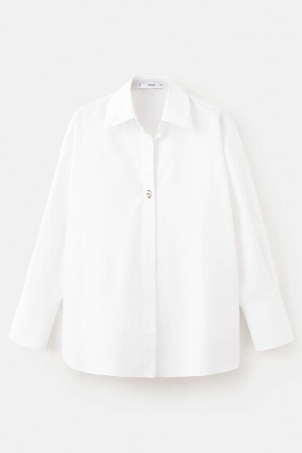 Mango blouse wit - Foto 3