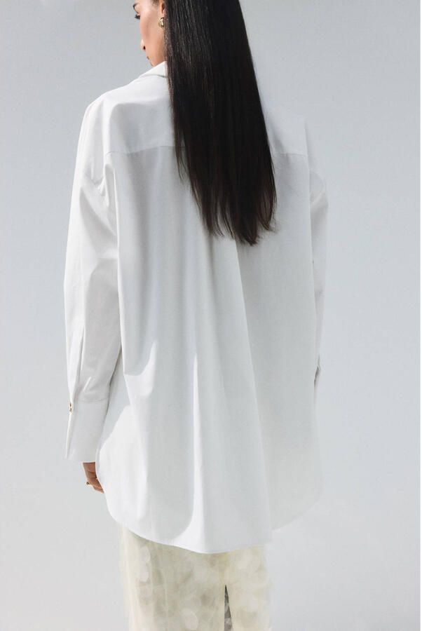 Mango blouse wit - Foto 2