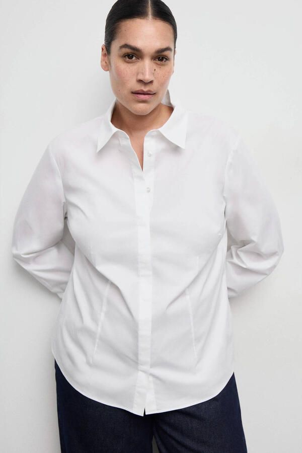Mango blouse wit