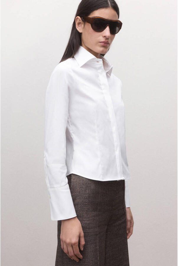 Mango blouse wit