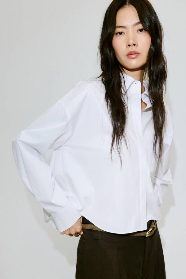 Mango blouse wit