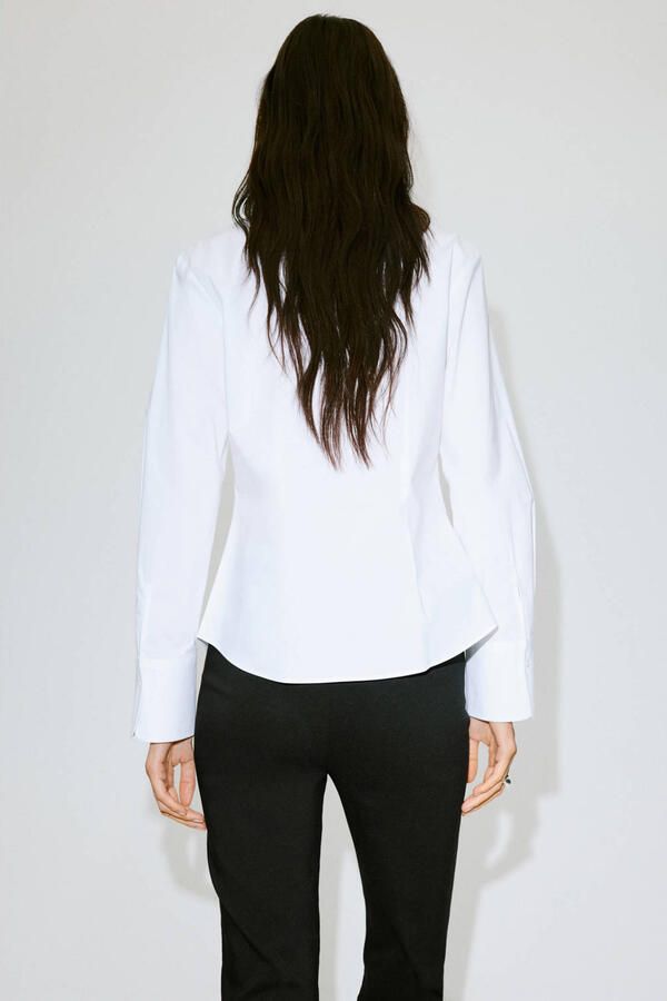 Mango blouse wit - Foto 3