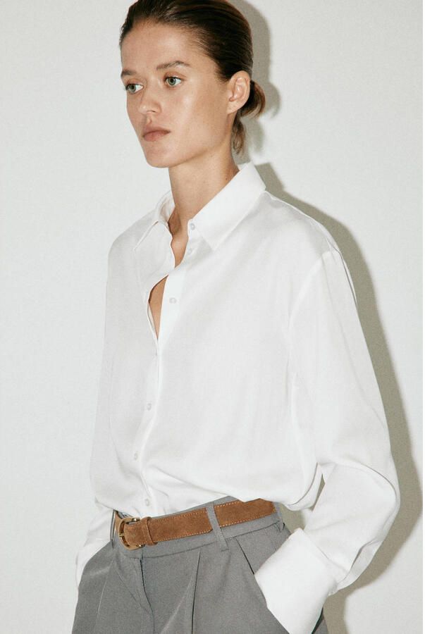 Mango blouse wit