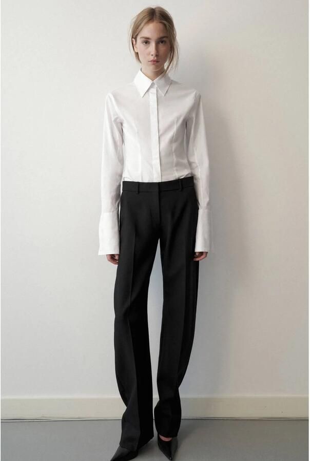 Mango blouse wit - Foto 3
