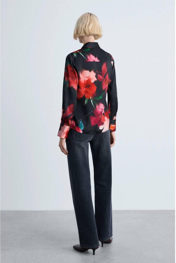 Mango blouse zwart