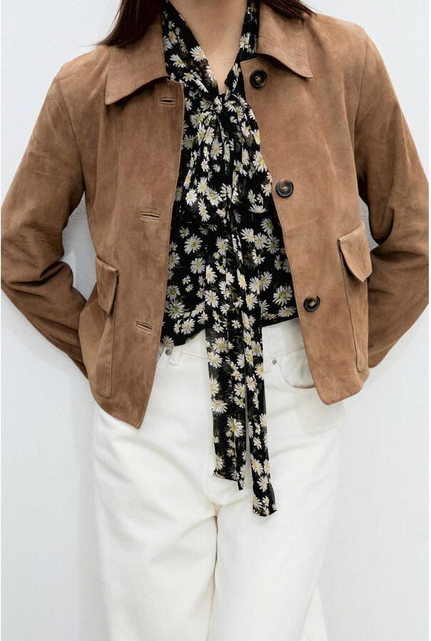 Mango blouse zwart - Foto 2