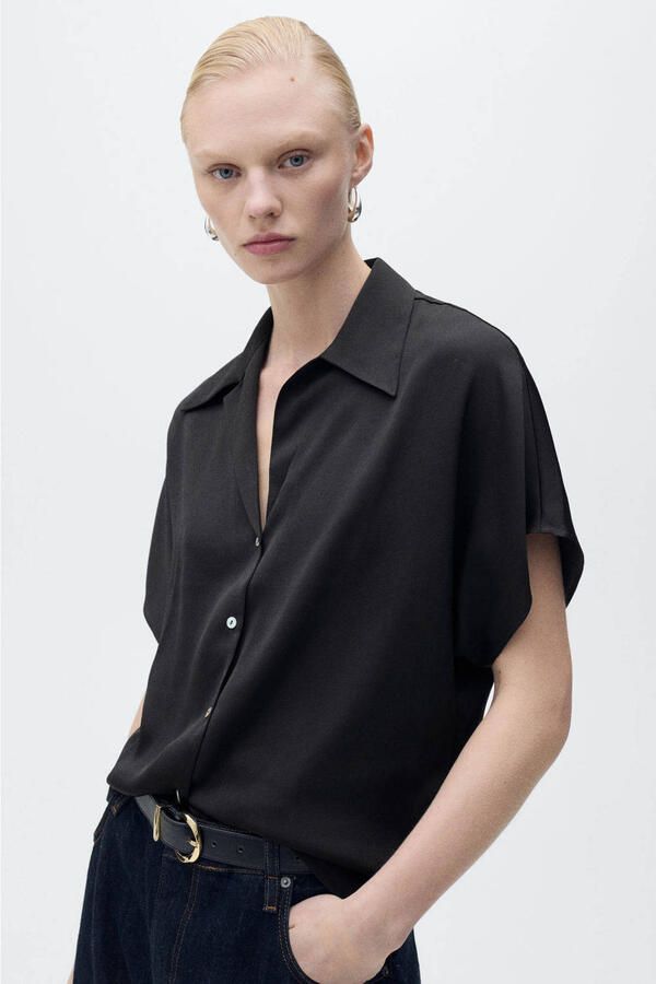 Mango blouse zwart