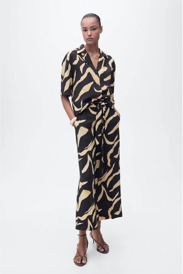Mango blouse zwart - Foto 3