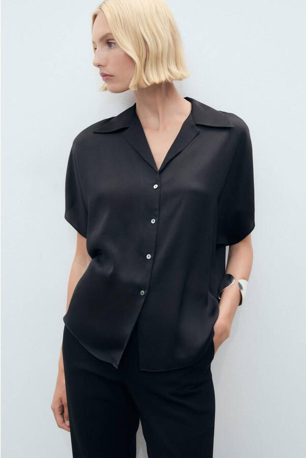 Mango blouse zwart