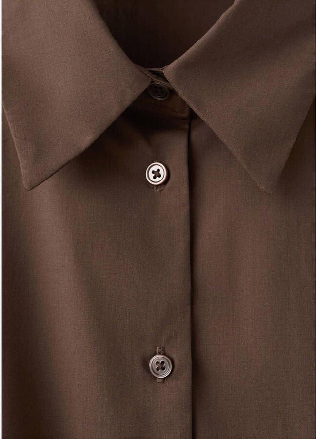 Mango blousejurk bruin - Foto 2