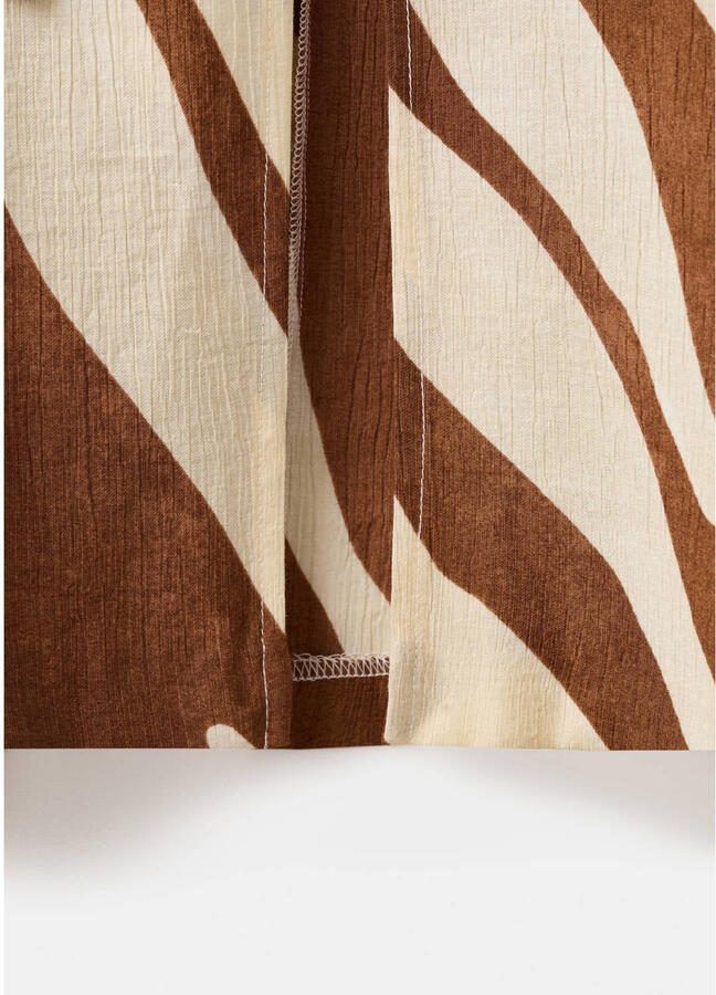 Mango blousejurk bruin - Foto 2