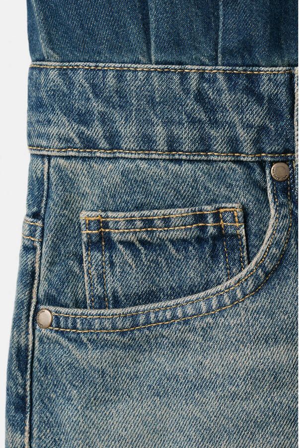 Mango blousejurk medium blue denim - Foto 3