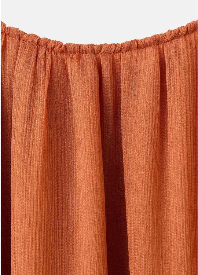 Mango blousejurk oranje - Foto 2