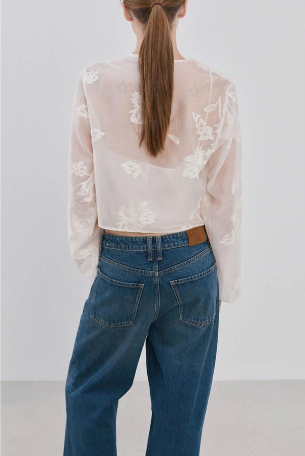 Mango blousetop ecru - Foto 2