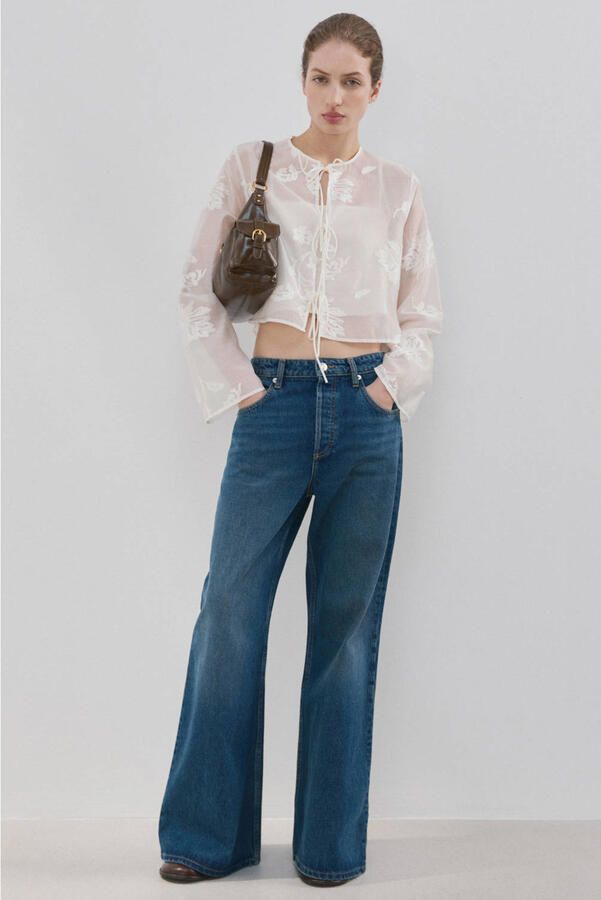 Mango blousetop ecru - Foto 3