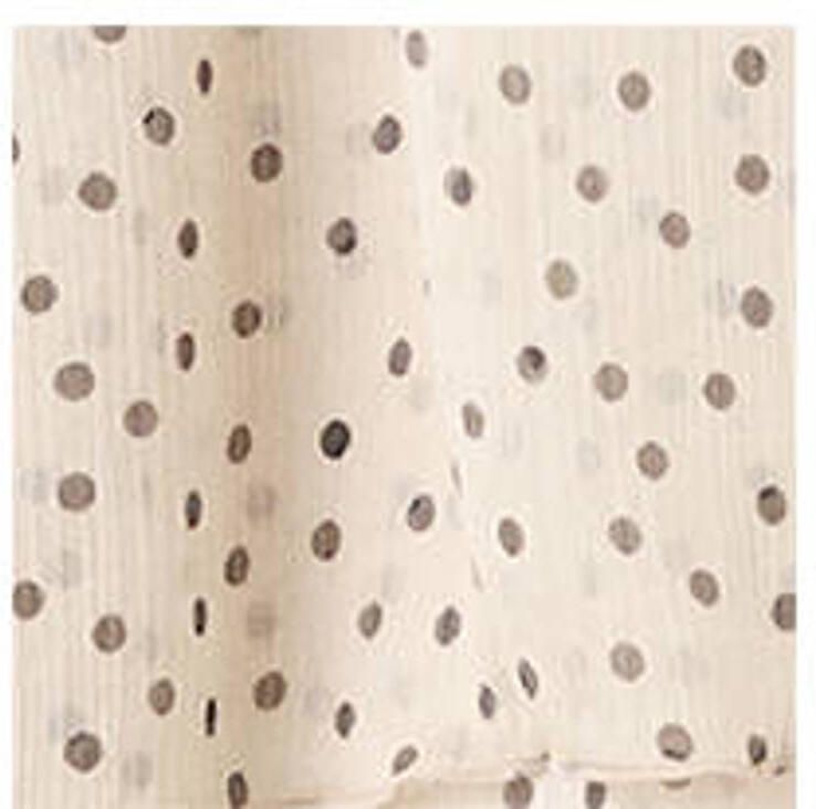 Mango blousetop met stippen ecru - Foto 3
