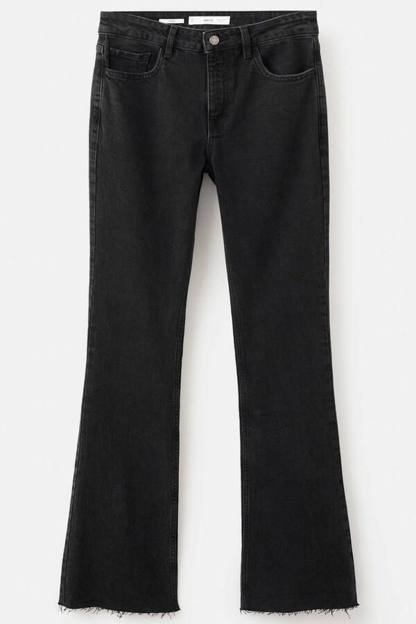 Mango bootcut jeans black denim - Foto 3