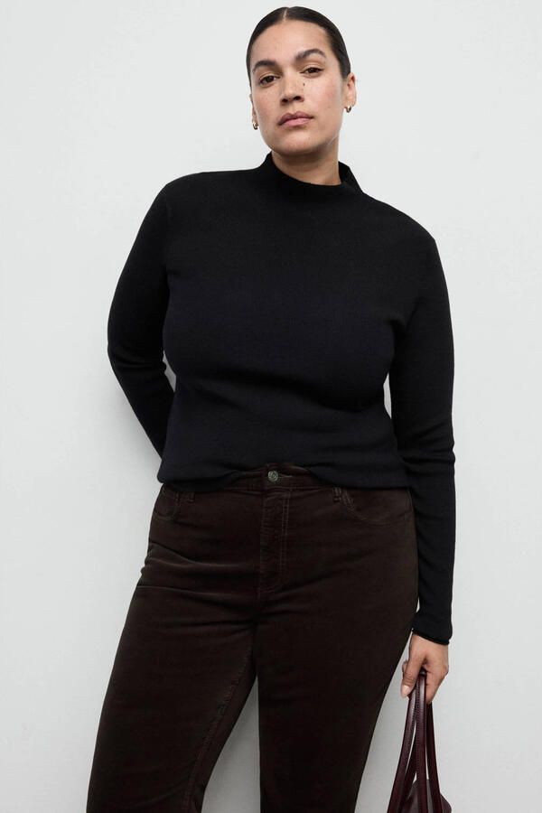 Mango bootcut jeans donkerbruin - Foto 2