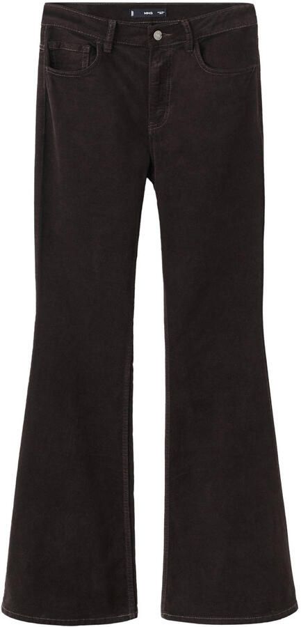 Mango bootcut jeans donkerbruin - Foto 3