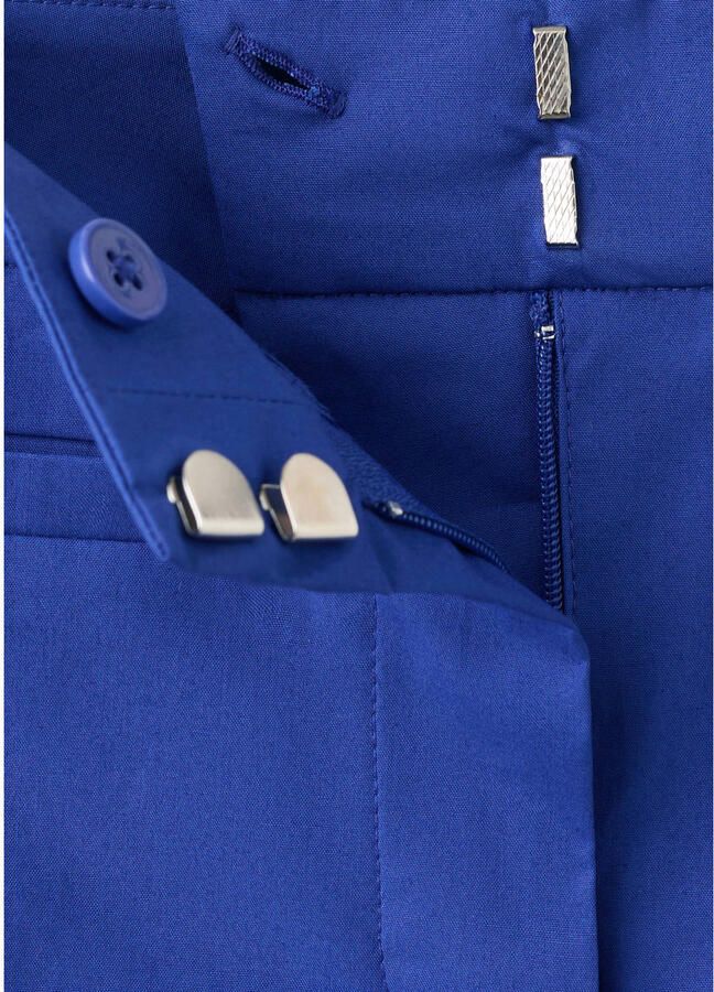 Mango bootcut low waist broek blauw - Foto 3
