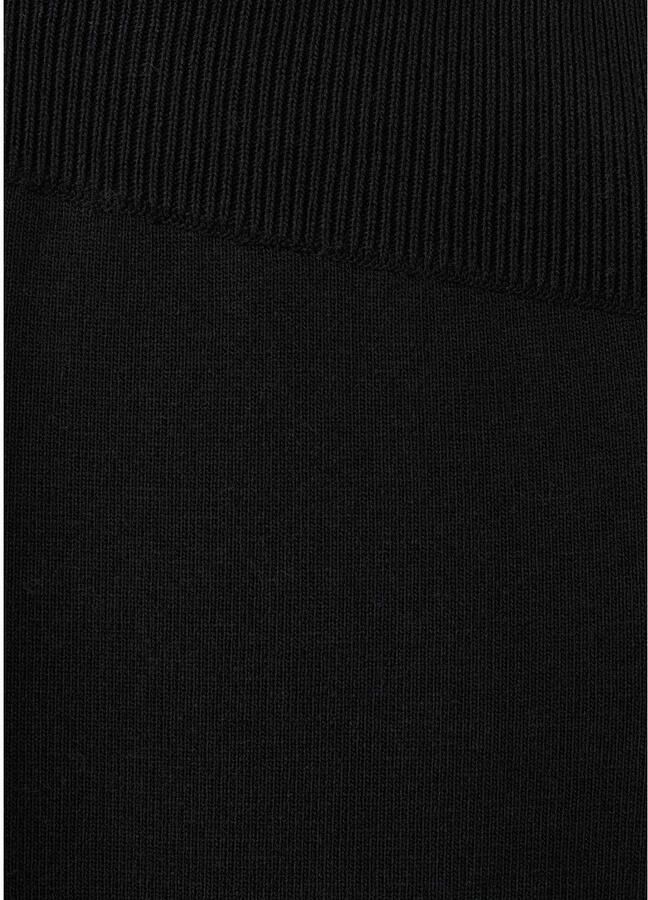 Mango bootcut regular waist broek zwart - Foto 3