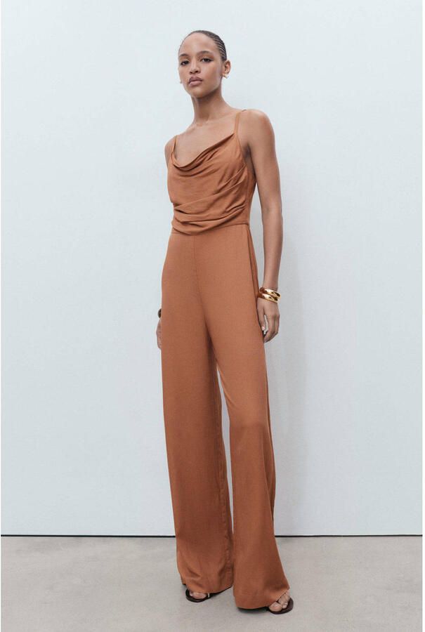 Mango bruin jumpsuit - Foto 2