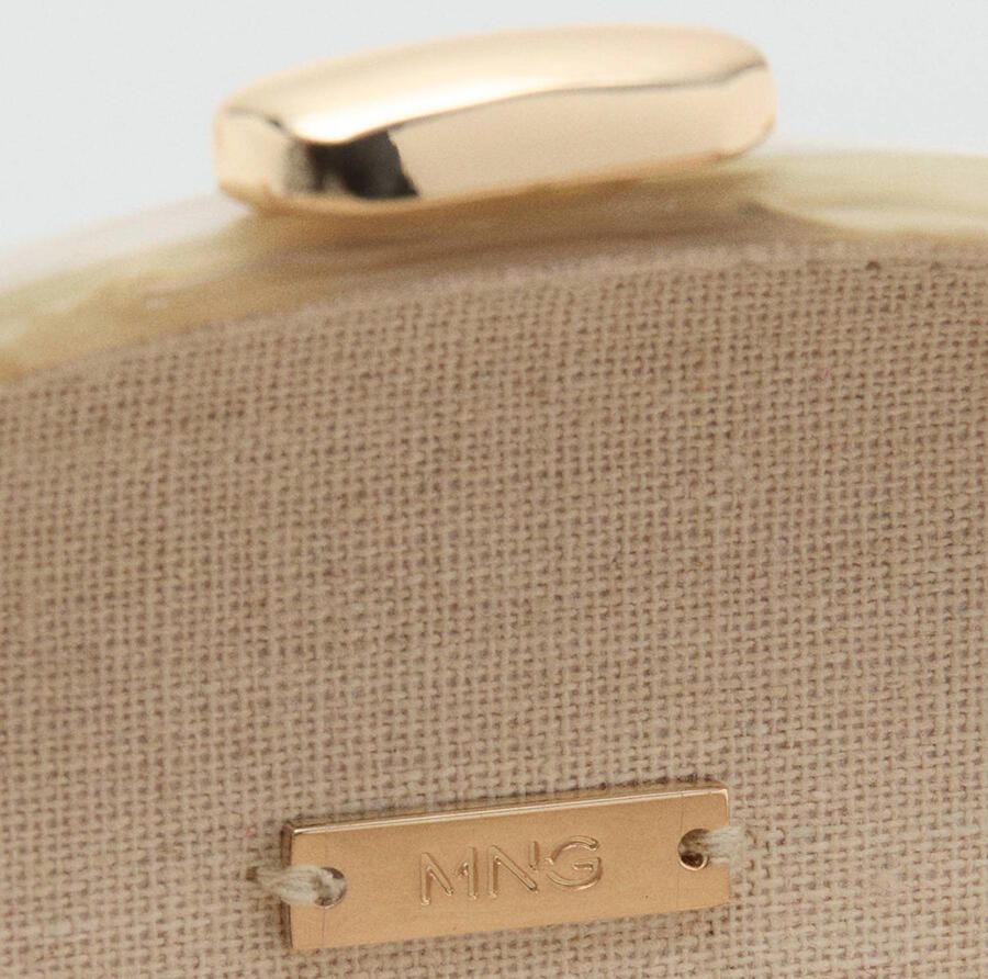 Mango clutch beige - Foto 2