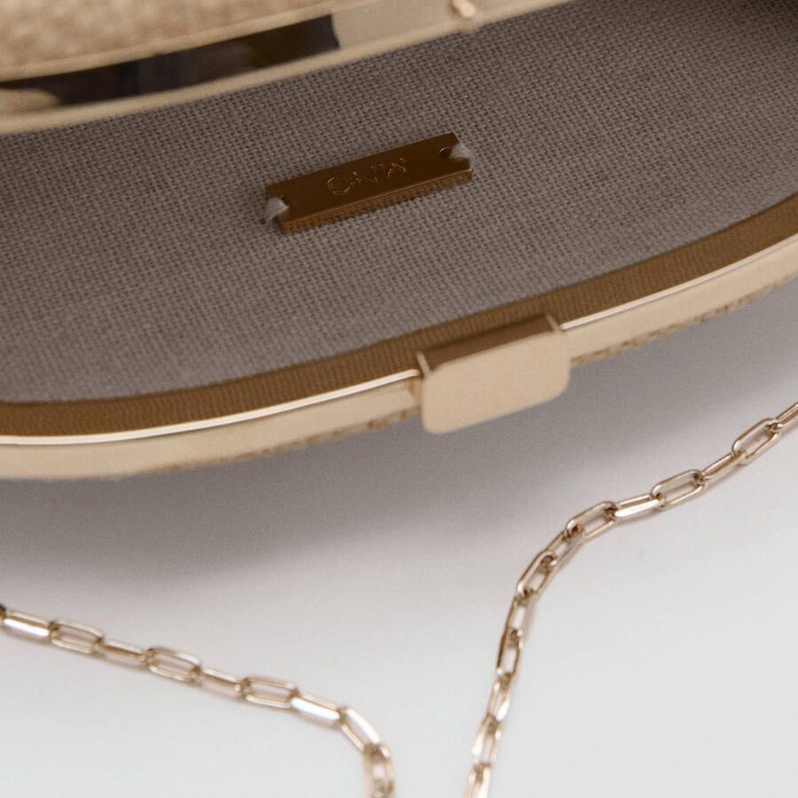 Mango clutch beige - Foto 2
