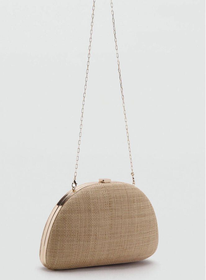 Mango clutch beige - Foto 3