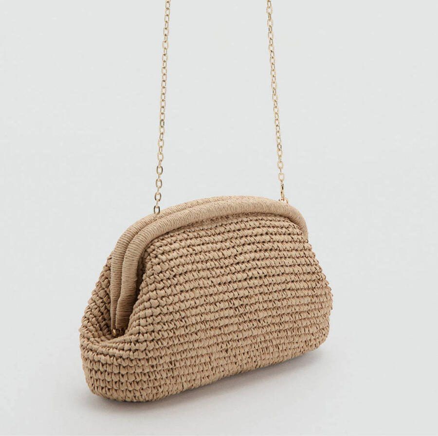 Mango clutch beige - Foto 2