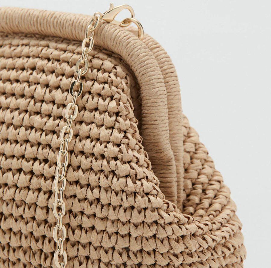 Mango clutch beige - Foto 3