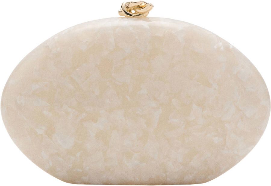Mango clutch ecru