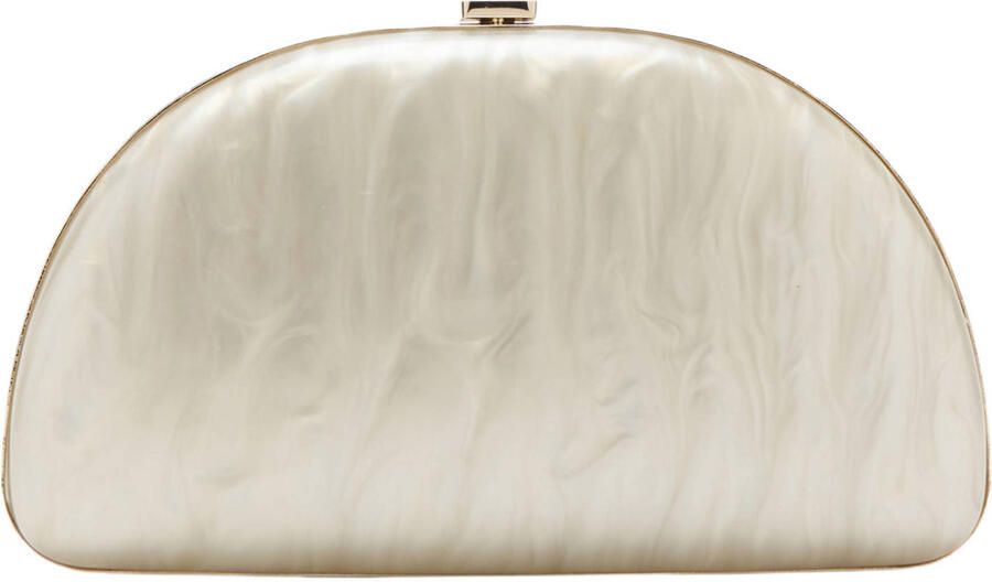 Mango clutch ecru