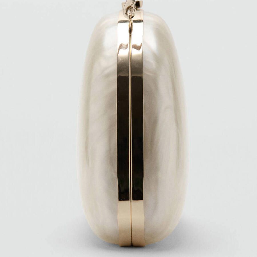 Mango clutch ecru - Foto 3