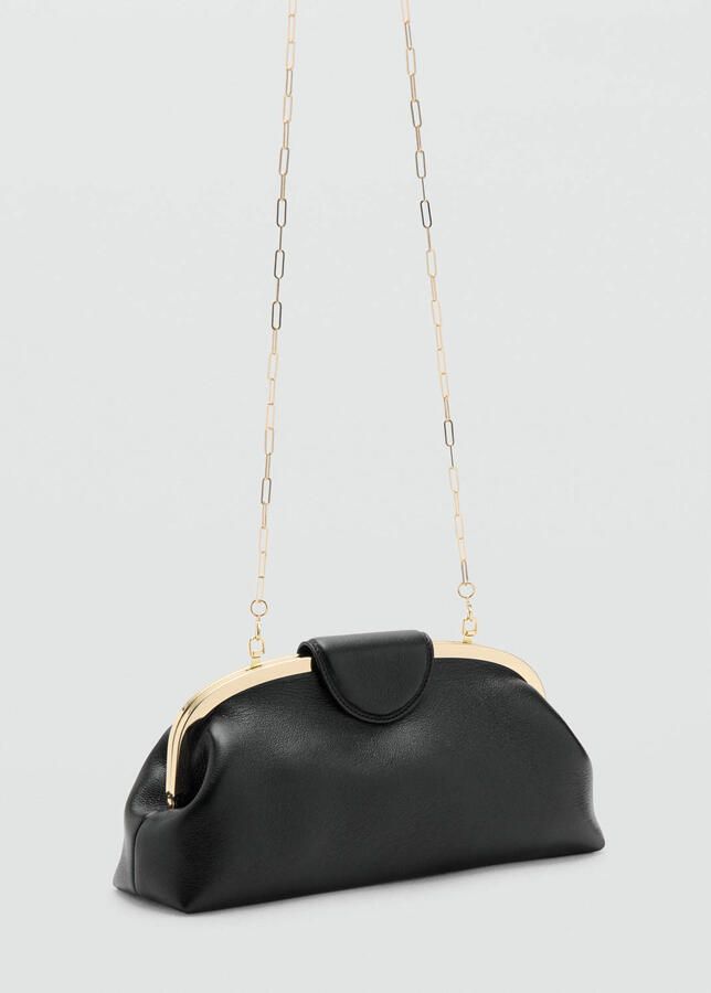Mango clutch zwart - Foto 2