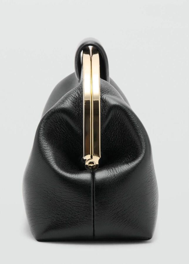 Mango clutch zwart - Foto 3
