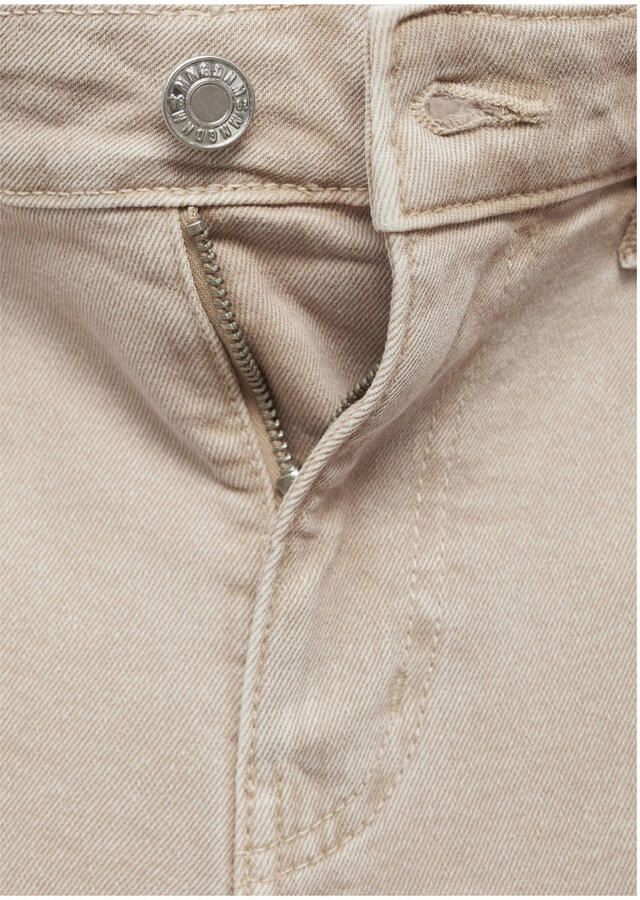 Mango cropped jeans beige