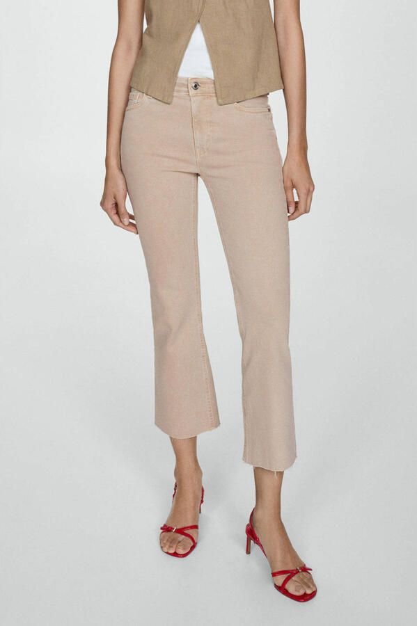 Mango cropped jeans beige - Foto 2