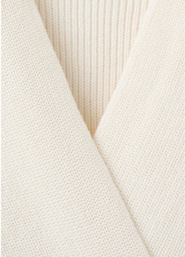 Mango cropped trui beige rib gebreid - Foto 2