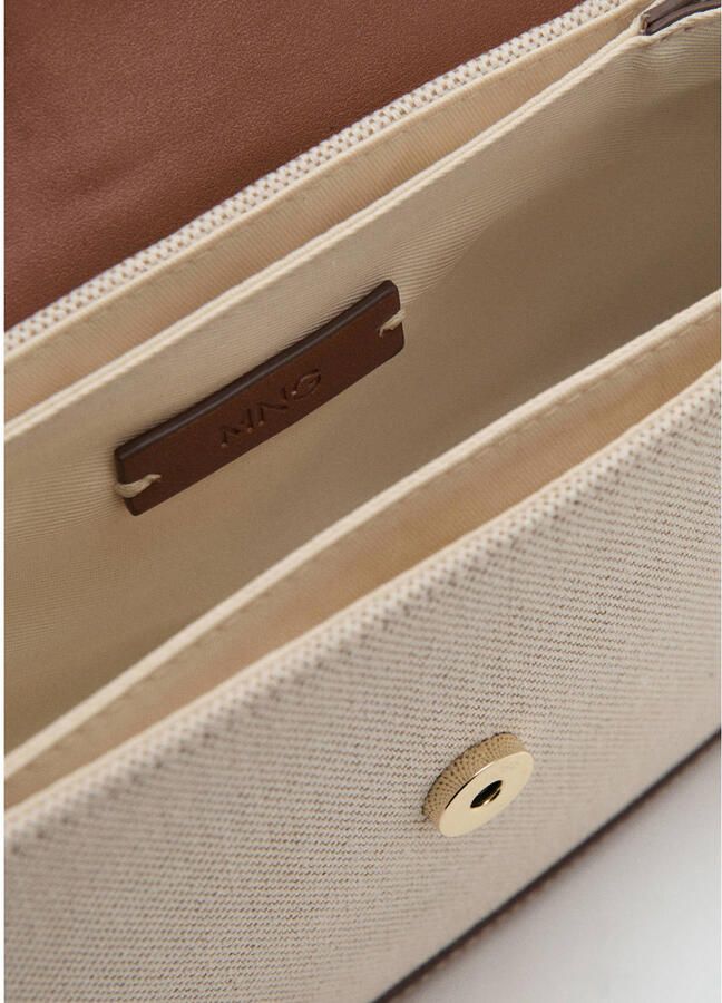 Mango crossbody tas beige - Foto 2